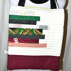 Quilted Tote Bag, Tote, Purse, Bag, Patchwork Tote