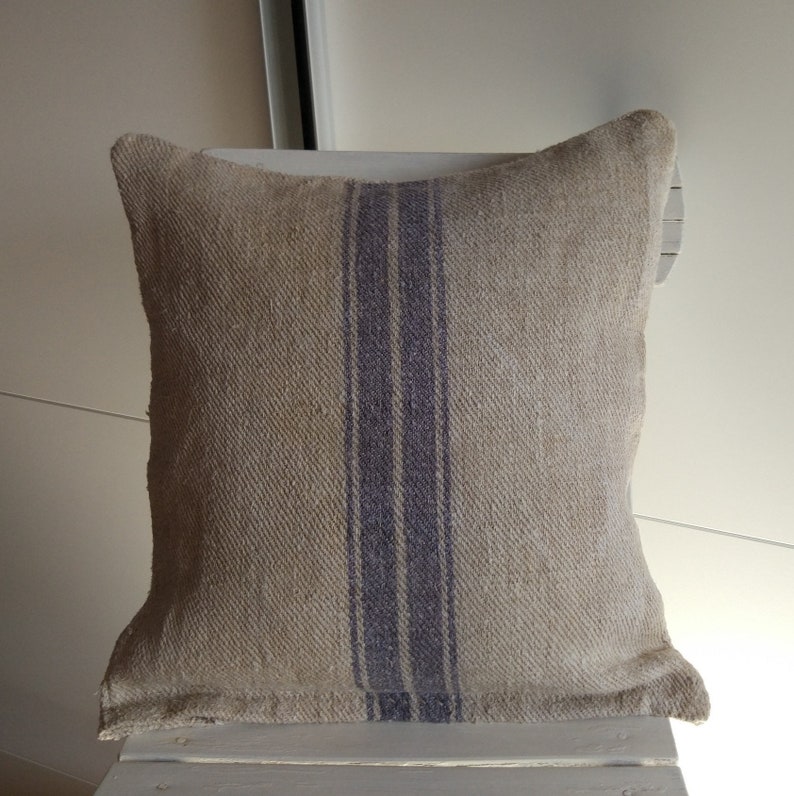 Cushion Covers from vintage hemp grain sack