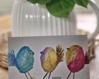 Greetings Card, Blank Card, Birthday, Notelet