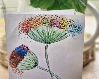 Greetings Card, Blank Card, Birthday, Notelet