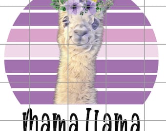 Download Free Llama Ain T Got Time For Drama Instant Download Printable Etsy PSD Mockups.