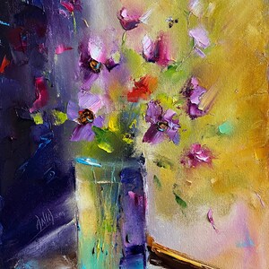 Spring Energy. Stretched canvas. Oil painting. 16in x12in.