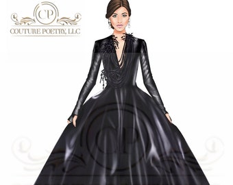 Fine Leather Ball Gown