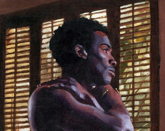 Male Black Nude - Etsy