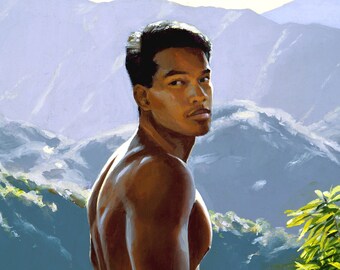 Nude Male Rear - Etsy