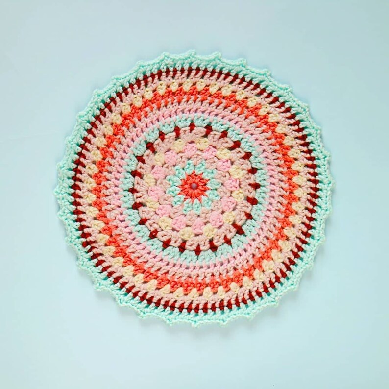 Crochet Cushion Cover PATTERN PDF DIY Round cushion cover by Etsy