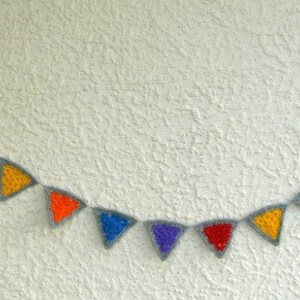 Granny Triangle Bunting Crochet Pattern PDF File Alexandra MackeNZie image 4