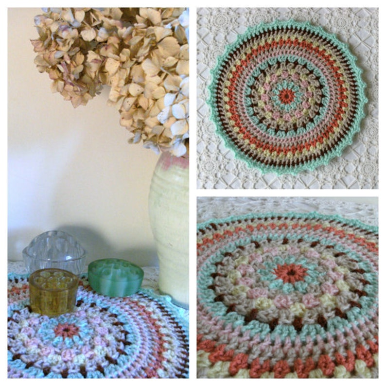 Crochet Cushion Cover PATTERN PDF DIY Round cushion cover by Etsy