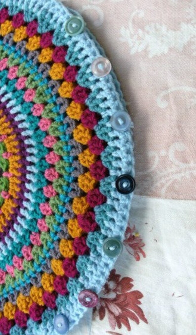 Crochet Cushion Cover PATTERN PDF DIY Round cushion cover by Etsy