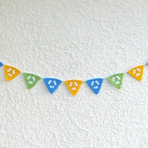 Granny Triangle Bunting Crochet Pattern PDF File Alexandra MackeNZie image 5