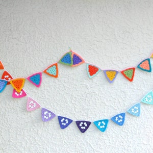 Granny Triangle Bunting Crochet Pattern PDF File Alexandra MackeNZie image 2