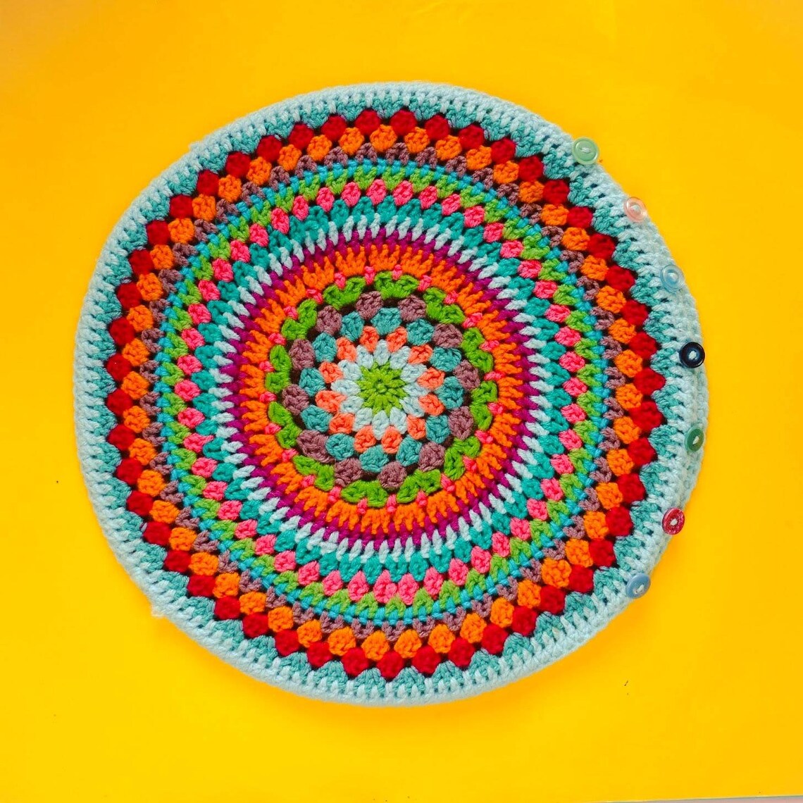 Crochet Cushion Cover PATTERN PDF DIY Round cushion cover by Etsy