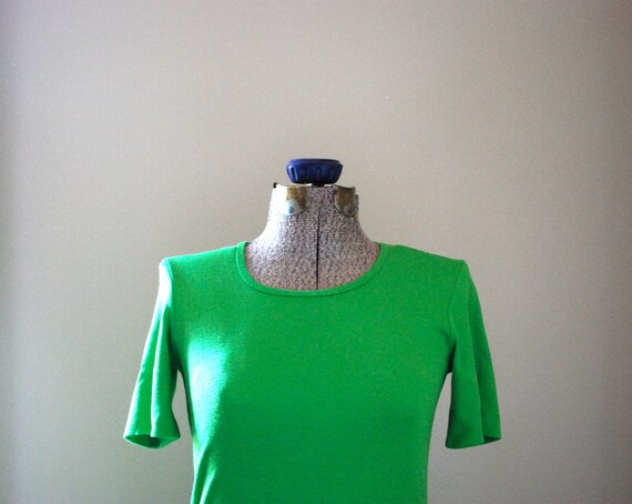 kelly green t shirt dress