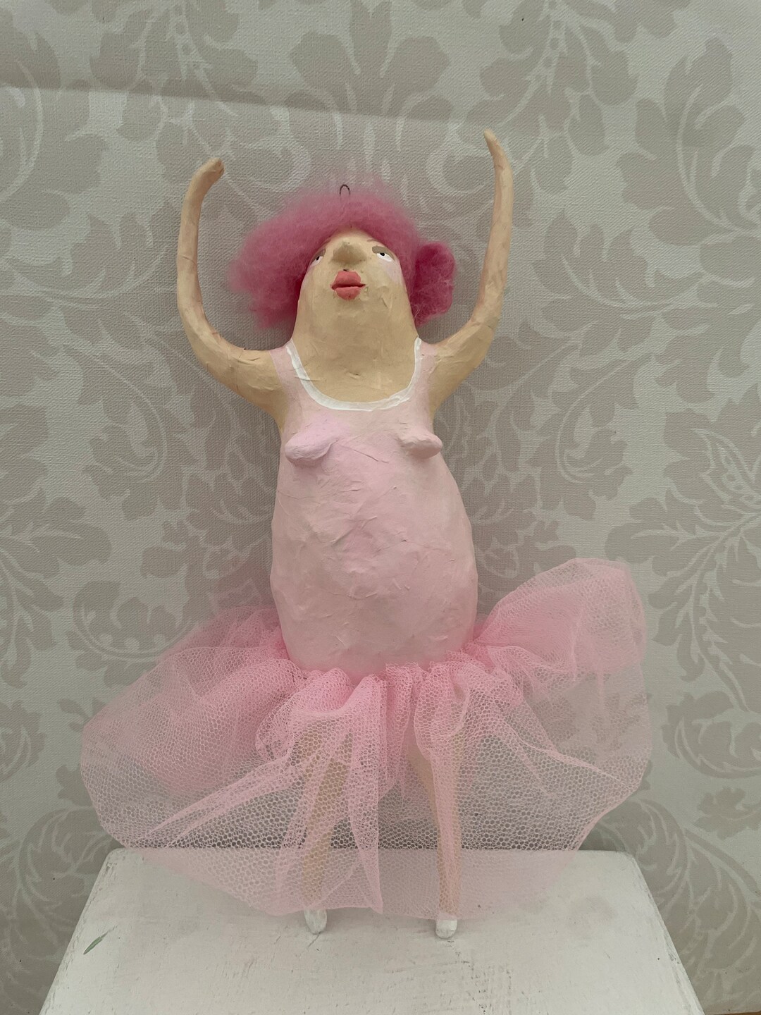 Prima Ballerina Paper Mache Paper Clay for Hanging Etsy