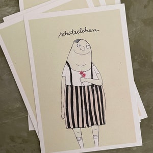 Ansichtkaartenset kleine schatjes