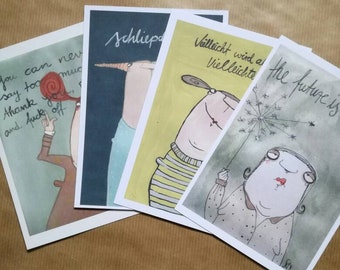 Greeting cards, Encouraging cards, Cards with a message