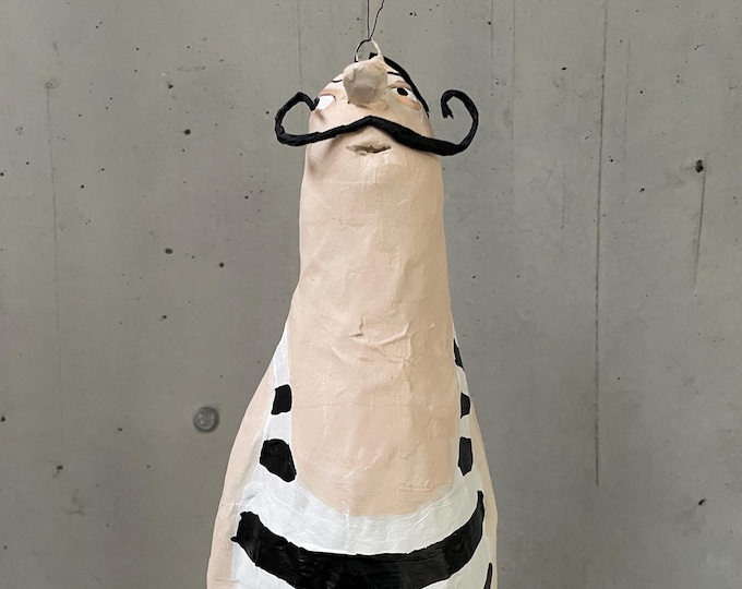 Pappmache Figur Hase im Anzug, Papier mache Figur Hasen-Boss - Etsy.de
