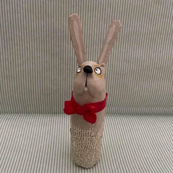 Osterhase/Pappmaché Hase, Ostern