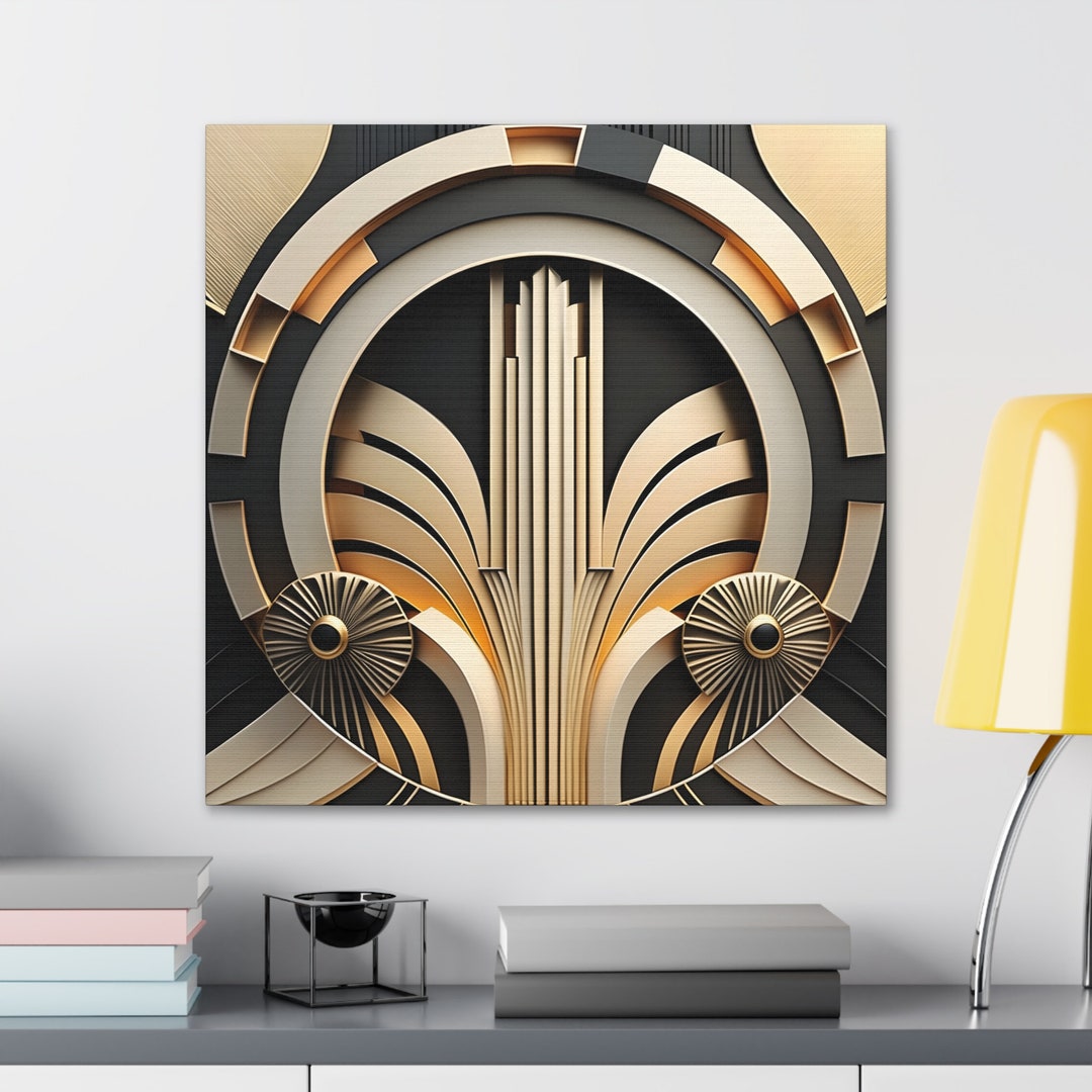 Art Deco Printables Art Deco Wall Art Home Decor Unique Etsy