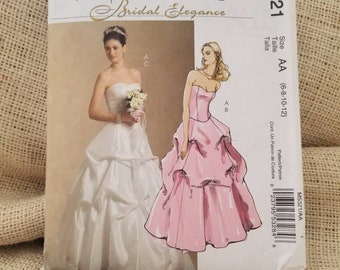 McCalls M5321 // bridal elegance //  Designer // uncut