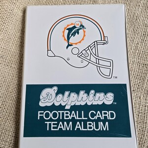 VINTAGE Dolphins Football Card Team Album
