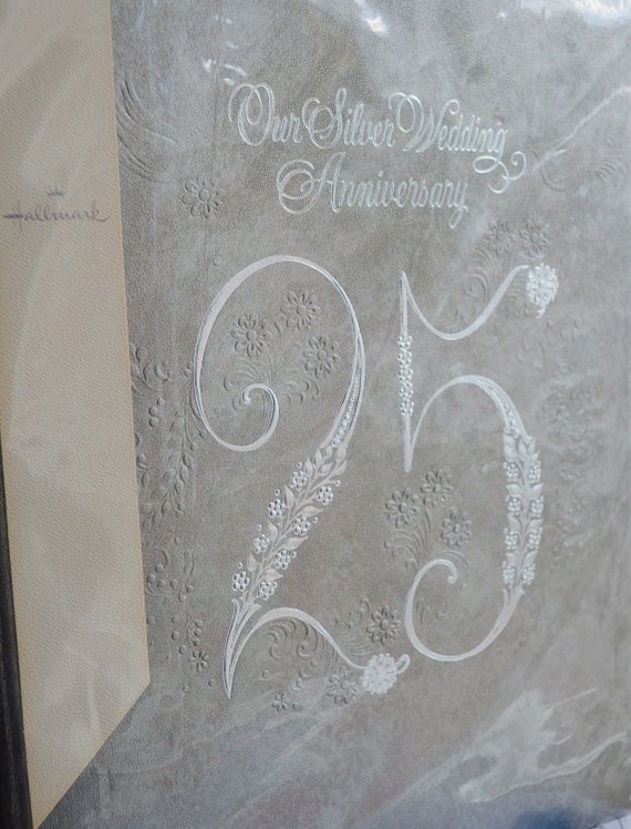 25th Anniversary Scrapbook Album Vintage Hallmark Memory Etsy 25th Anniversary Scrapbook Album Vintage Hallmark Memory Etsy