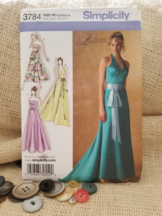 Simplicity - 3784 // Misses Dress Pattern // Simplicity Designer Fashion //  Laura Lynn - Etsy