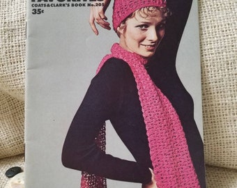 Coats and Clark's knitted and crocheted pattern book - old and new favorites