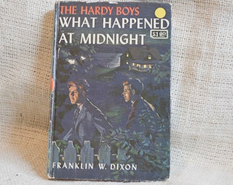 The Hardy  Boys - The Secret Panel- 1946 // Vintage Hard cover mystery book for young readers // Young adult literature