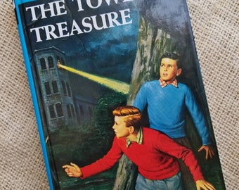 The Hardy  Boys - The tower treasure # 1 // Vintage Hard cover mystery book for young readers // Young adult literature