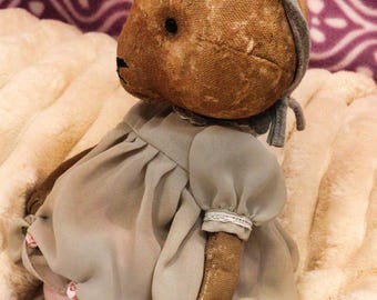 ベビーベア テディベア 布人形 ハンドメイド ユニークなギフト ぬいぐるみ コレクション用 ぬいぐるみ 15インチ Marlos製