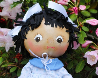 Raggedy Kids Primitive Tilda Doll Inspired Ooak Fabric Interior  Doll, Handmade, Textile Cloth Doll, Rag Doll, Decor Doll, Boneca Emília