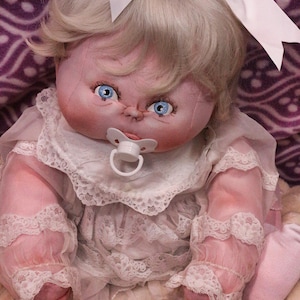 CLOTH Handmade Baby Doll Rag Doll Decor Poupée Puppen Bambola Muñecas Baby Soft Sculpture Cabbage Patch Reborn Baby Patty 25''