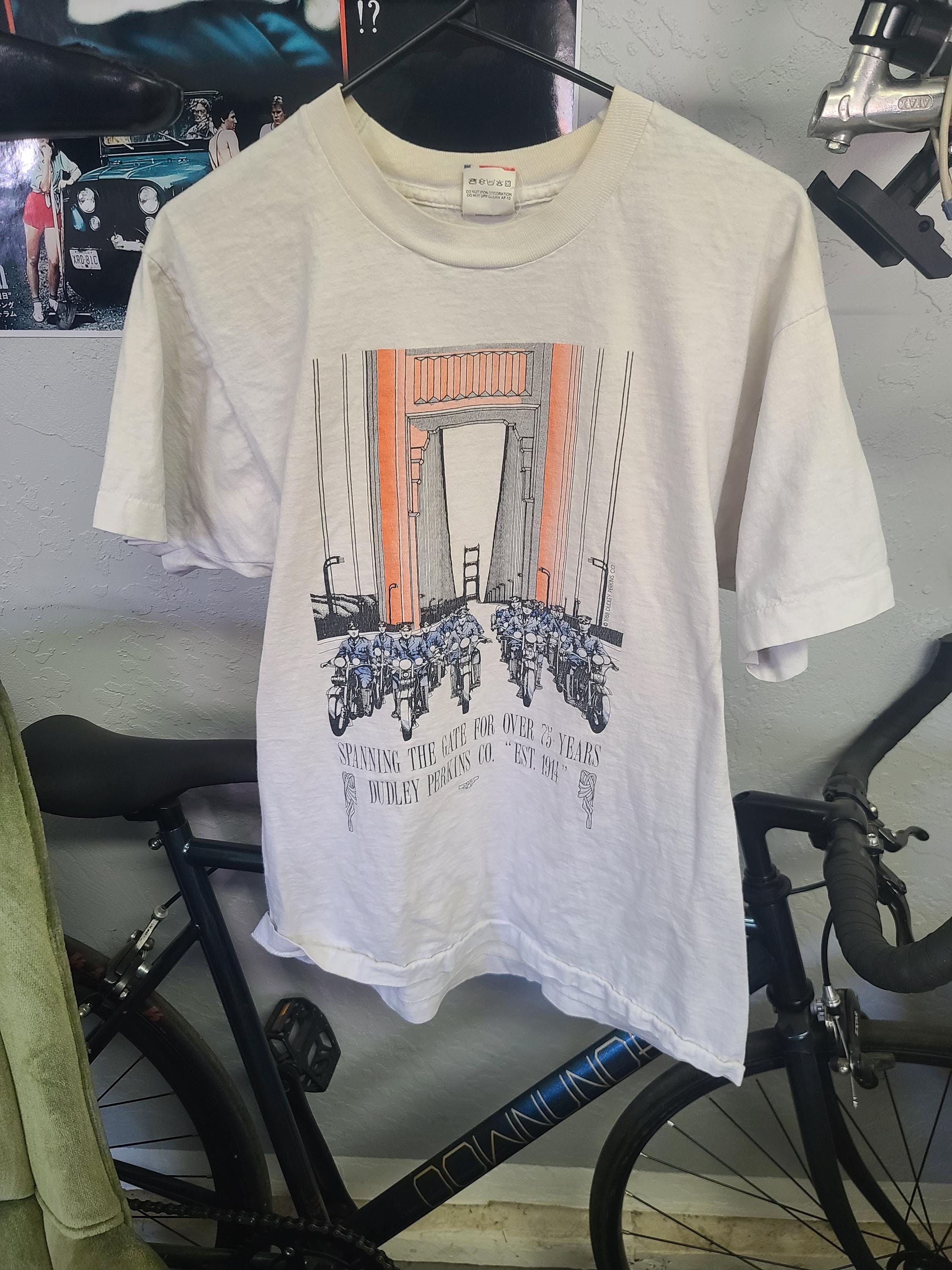 Harley Davidson Fruit of the Loom Tag Tee Shirt Large Vintage 