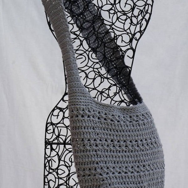 Crochet Pattern, Crochet Bag Pattern, Crochet Cross Body Bag, Crochet Market Bag, Shoulder Bag