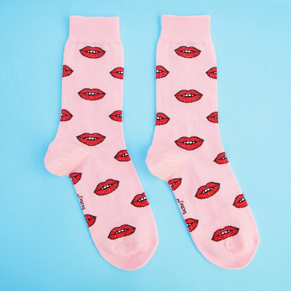 CHAUSSETTES à MOTIFS BOUCHE