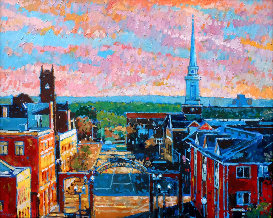 Vinegar Hill Evening print Etsy