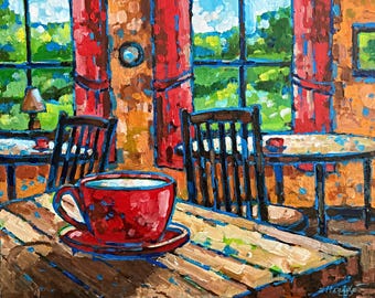 Crimson Caffeine (Fine Art Print)