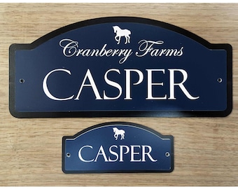 Horse Stall Name Plate The Standard