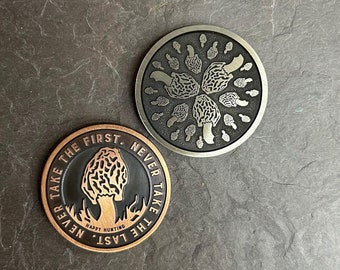Morel Mushroom Coin