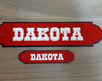 Horse Name Plate The Classic