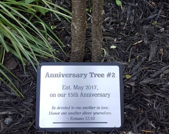 Outdoor plaque, stainless steel plaque, memorial plaque.