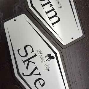 Horse Stall Name Plate