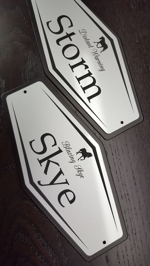 Horse Stall Name Plate Etsy
