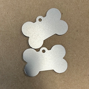 Dog Tag Blanks 10 Pack Stainless
