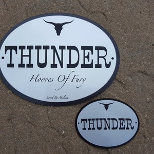 Horse Stall Name Plate   The Buckle