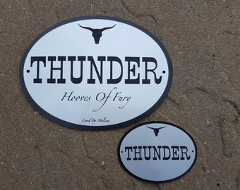 Horse Stall Name Plate   The Buckle