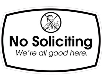 No Soliciting No Soliciting Sign No Soliciting Yard Sign No - Etsy