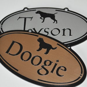 Hunde Namensschild, Hundeboxen Tag, Zwinger Namensschild Bauernhof Tier Namensschild