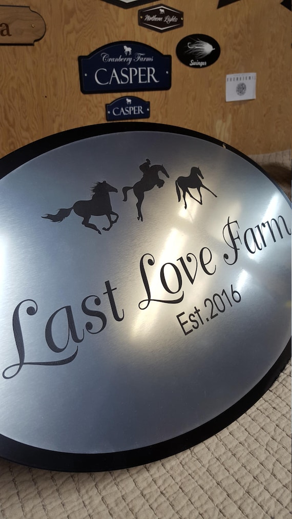 Barn Sign Stable Sign Horse Sign Custom Design Etsy